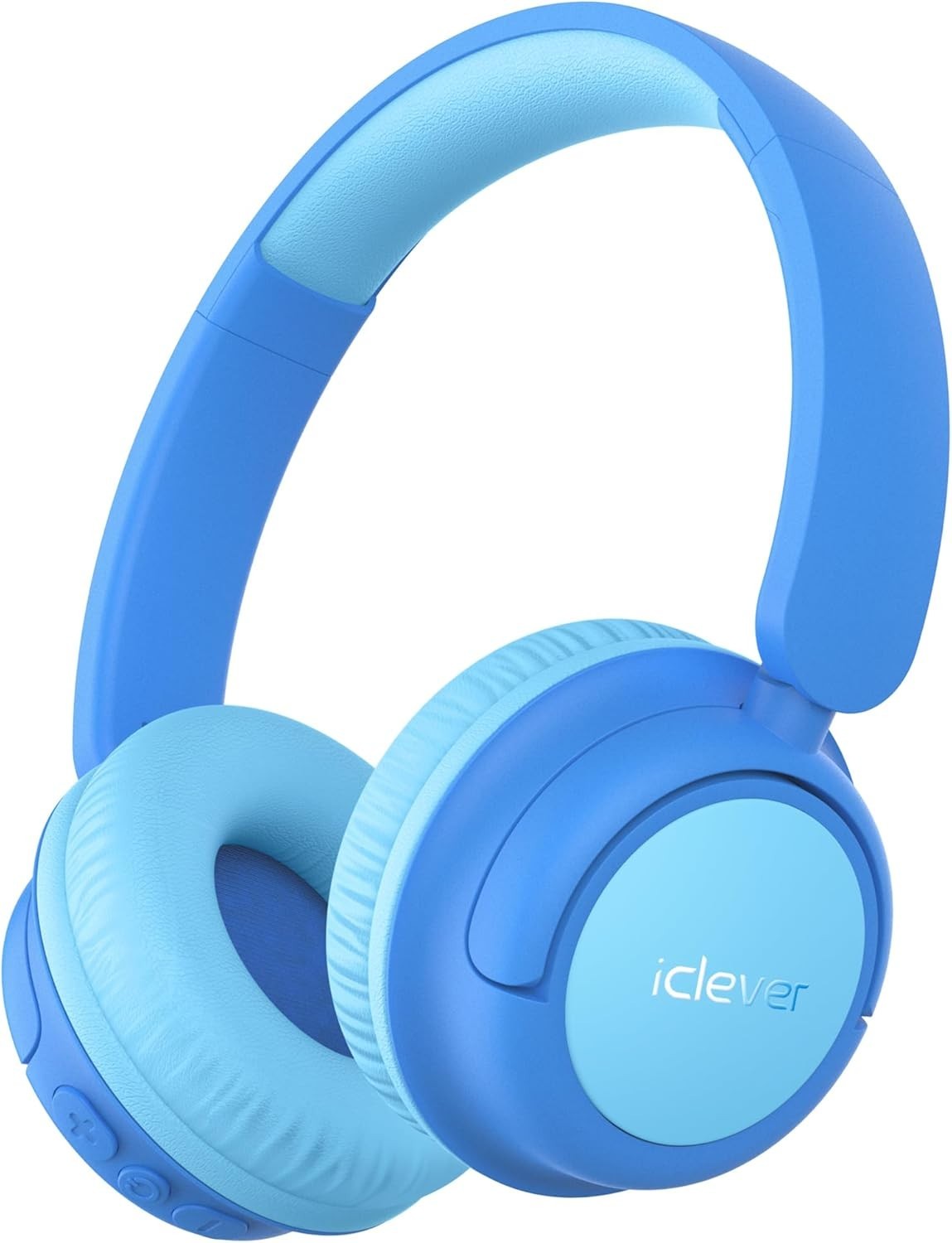 iClever BTH22 Kids Bluetooth Headphones, for iPad/Tablet/Travel/School, Blue