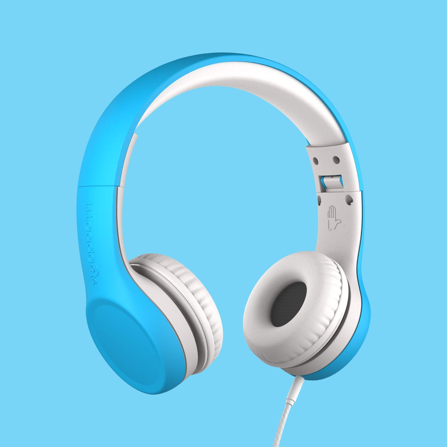 LilGadgets Connect+ Foldable Headphones, Adjustable Fit Soft Touch Padding fo…