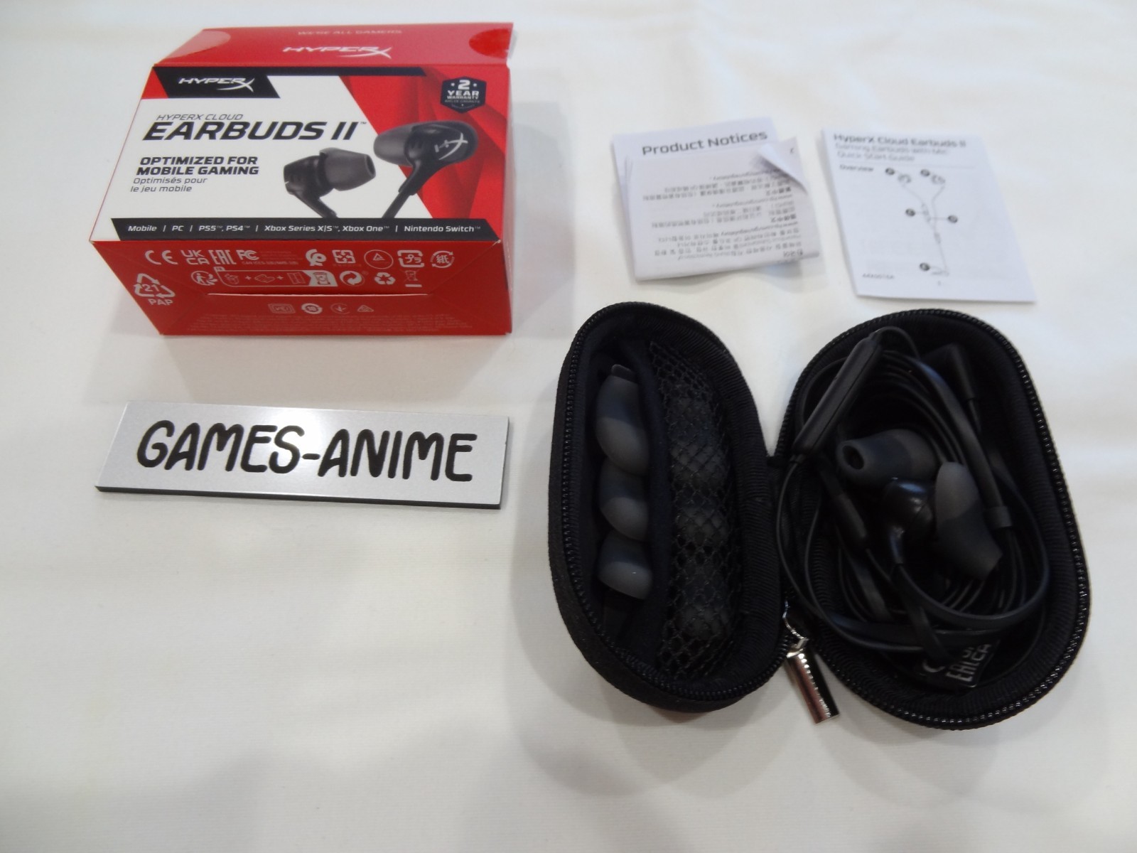 HyperX Cloud Earbuds II – Wired Earbuds – Vr / Gaming / Music