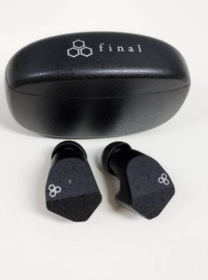 FINAL AUDIO ZE3000 Bluetooth Earphones HI-FI Wireless Black Tested from Japan