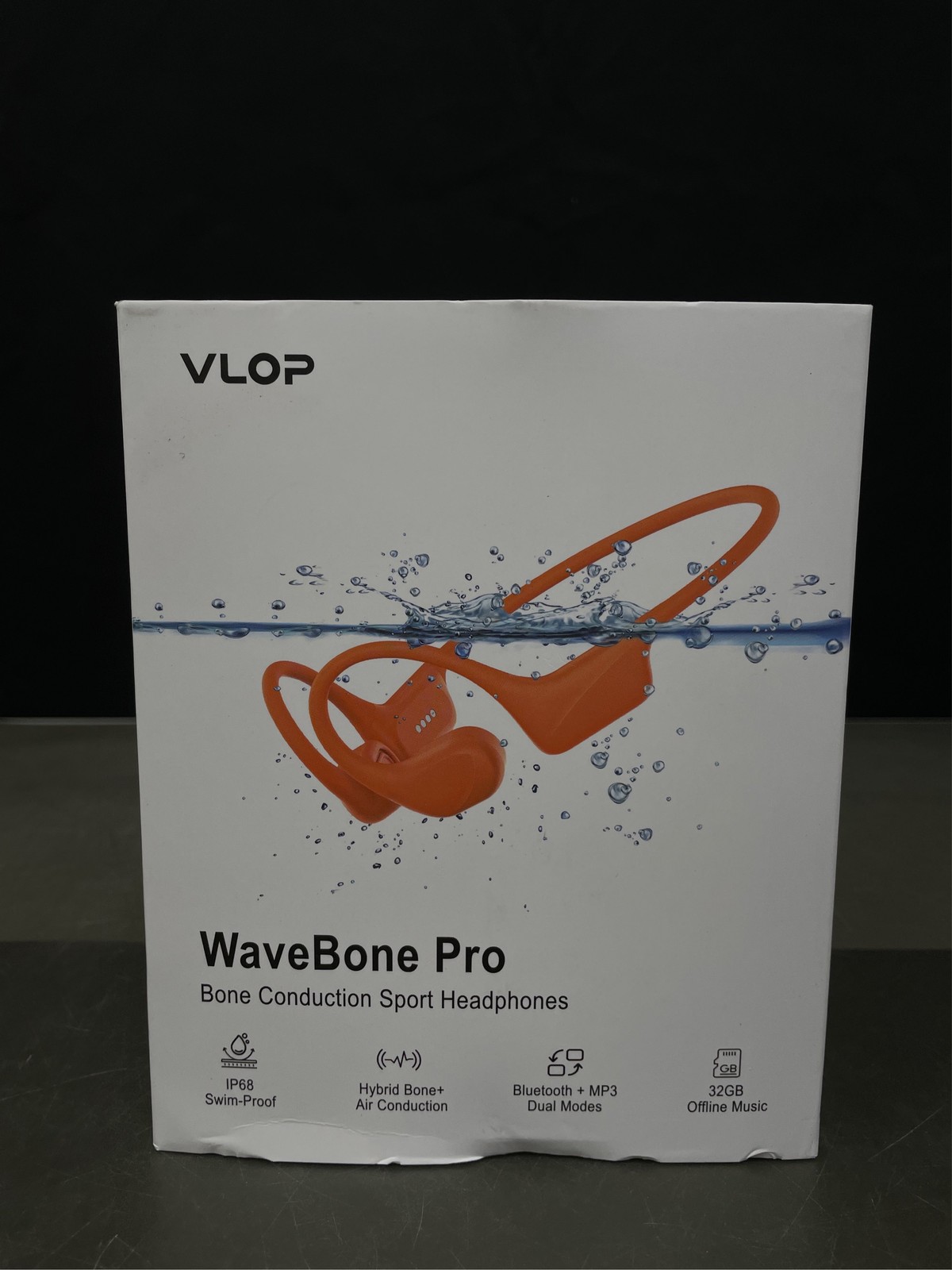 Bone Conduction Swimming Headphones – IP68 Waterproof, Open-Ear MP3 Headphones w