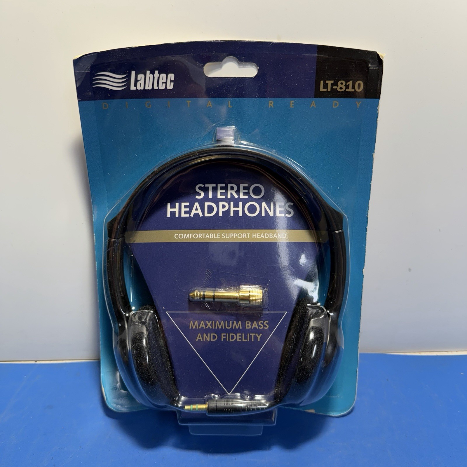 Vintage Labtec LT-810 Stereo Headphones NEW Sealed Old School