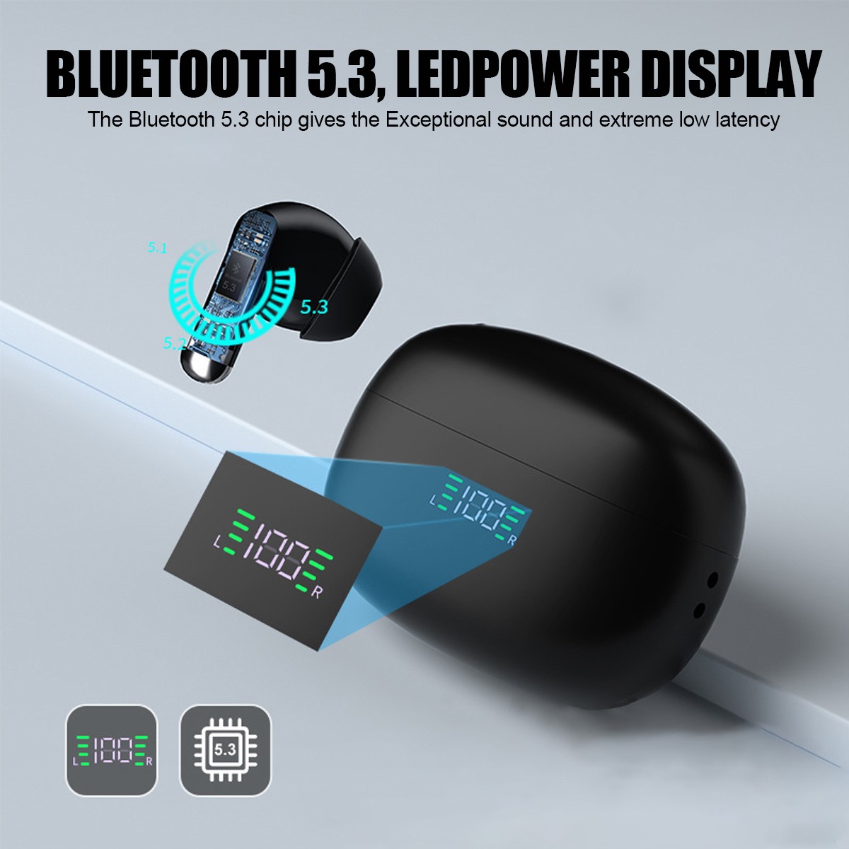 Translator Earbuds 144 Languages Real Time Translator Earphones Smart Voice ..