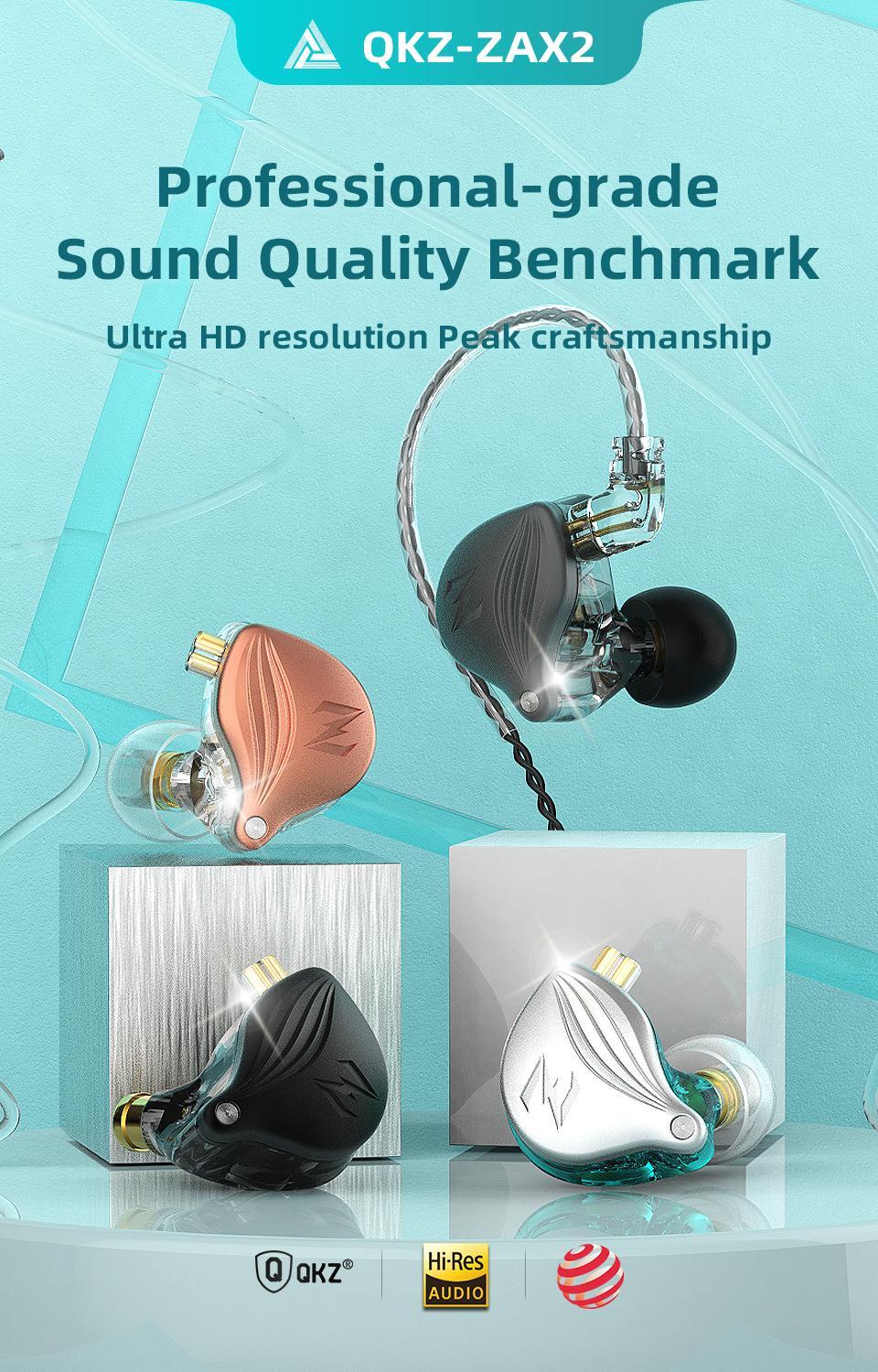 Newest Dynamic Earphone Hifi Dj Monitor in Ear Earphones Earbud Sport