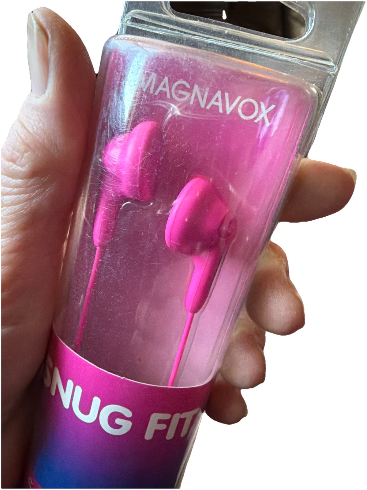 Magnavox Snug Fit Smooth Bass MHP4820-PK Silicone Earbuds Wired