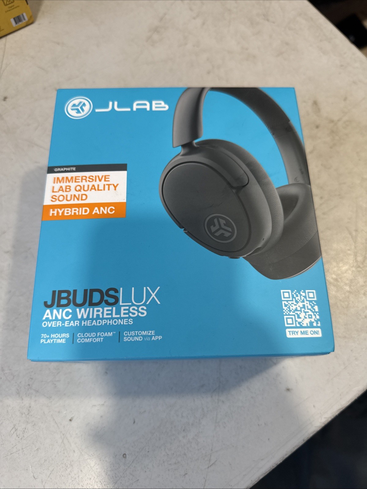 JLab JBuds Lux ANC Noise Canceling Over-Ear Bluetooth Wireless Headphones NEW