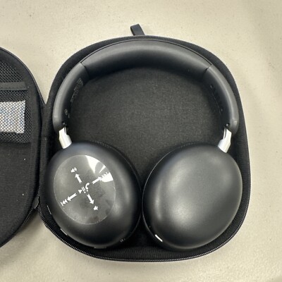 Groove Onn. Wireless Over-Ear Headphones with Active Noise Canceling, Black