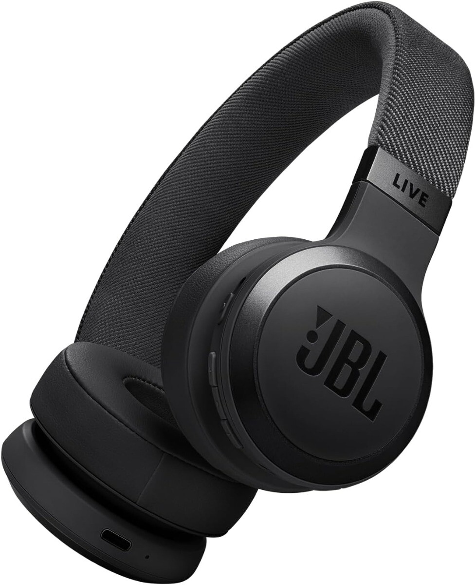 JBL Live675NC On-Ear Wireless Headphones Adaptive Noise Cancelling by HARMAN 65H