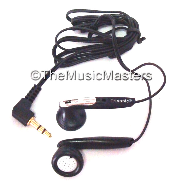 Wired 3.5mm (1/8″) Stereo Earphones Earbuds Audio Headphones Headset Black