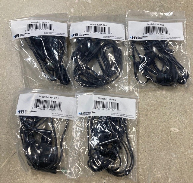 Earbuds – 3.5mm Jack – Soft and Comfortable Silicon – Classroom Value pack of 25