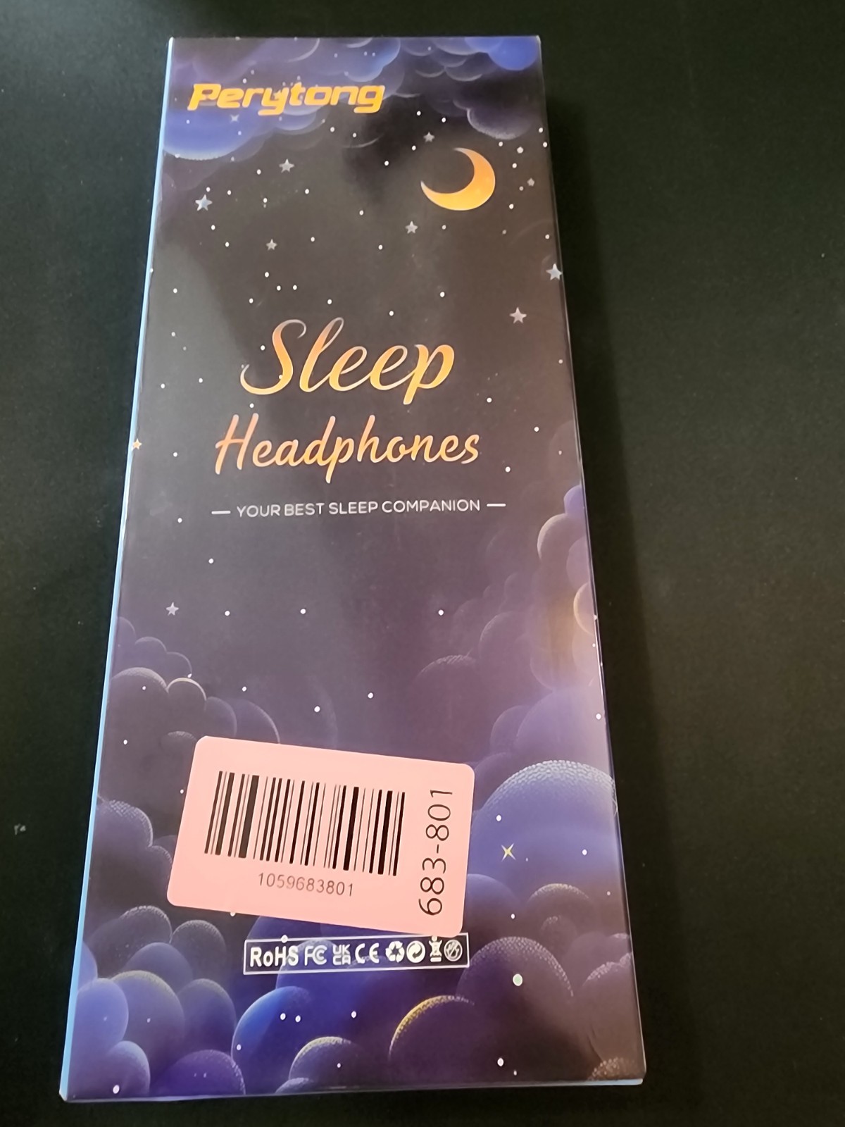 Perytong Sleep Headphones Wireless, Bluetooth Sports Headband Headphones with Ul