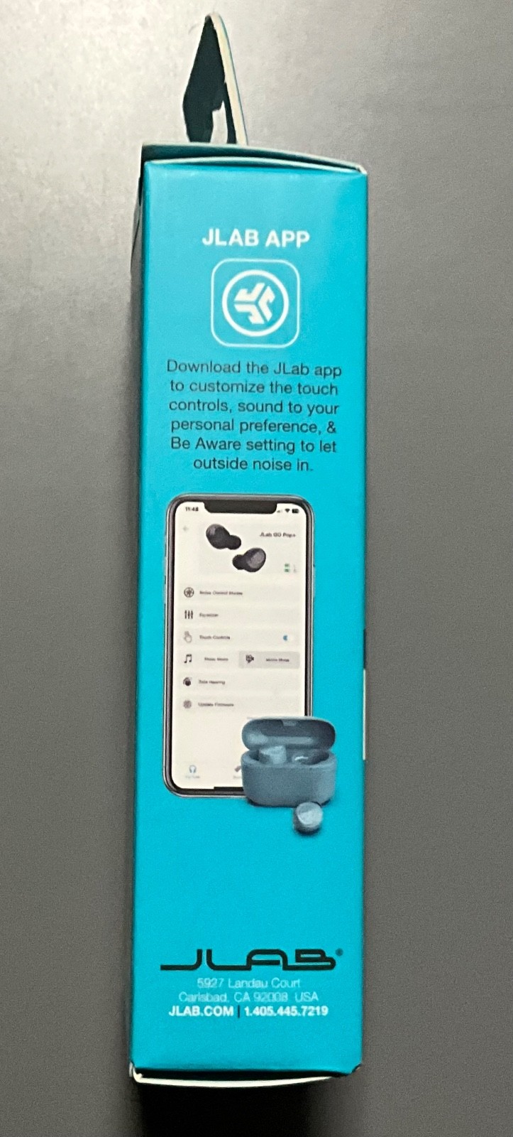 JLab Go POP+ True Wireless Bluetooth Earbuds Slate35+ Hours Playtime NEW, SEALED