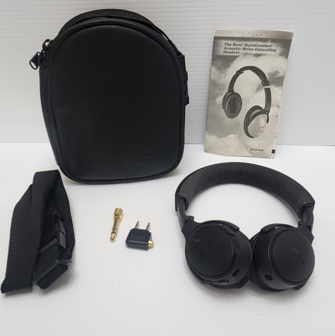 Bose QuietComfort Bluetooth Noise Cancelling Headset Case Adapters Manual
