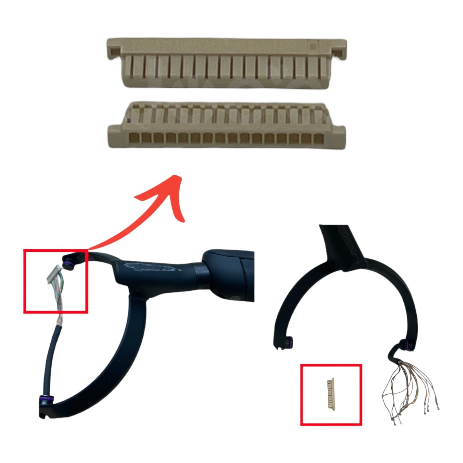 Sony WH-1000XM5 Headband Hinge Swivel Repair Kit [Left] Smoky Pink OEM