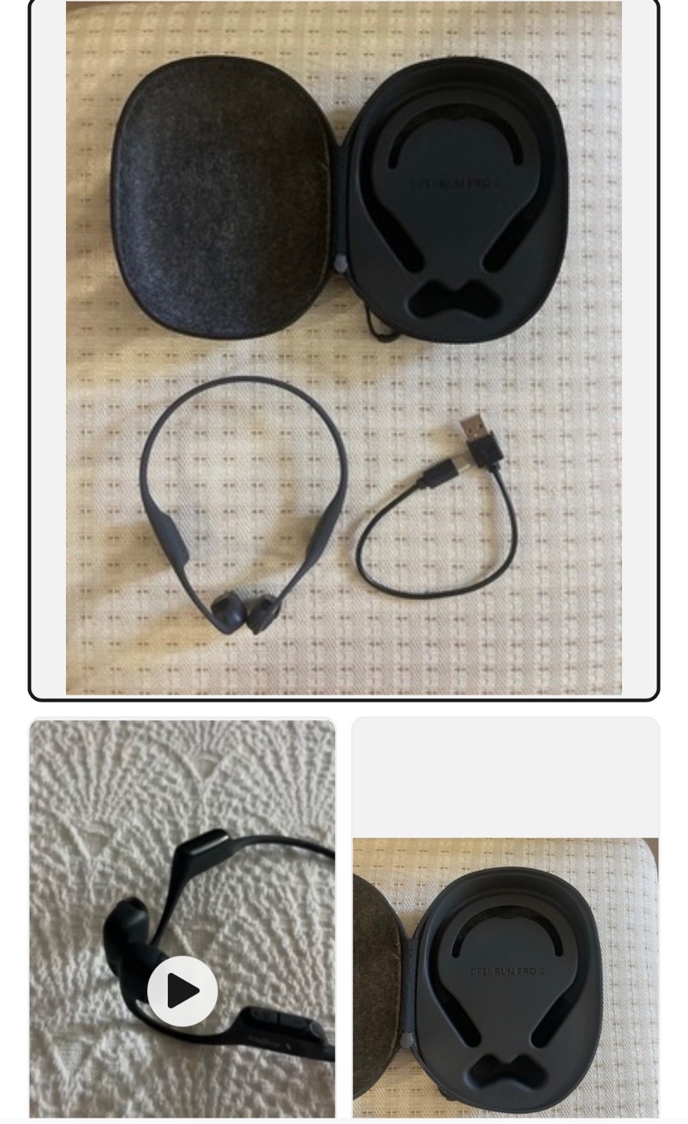 Shokz OpenRun Pro Open-Ear (Behind the Neck) Bluetooth Headphones – Black