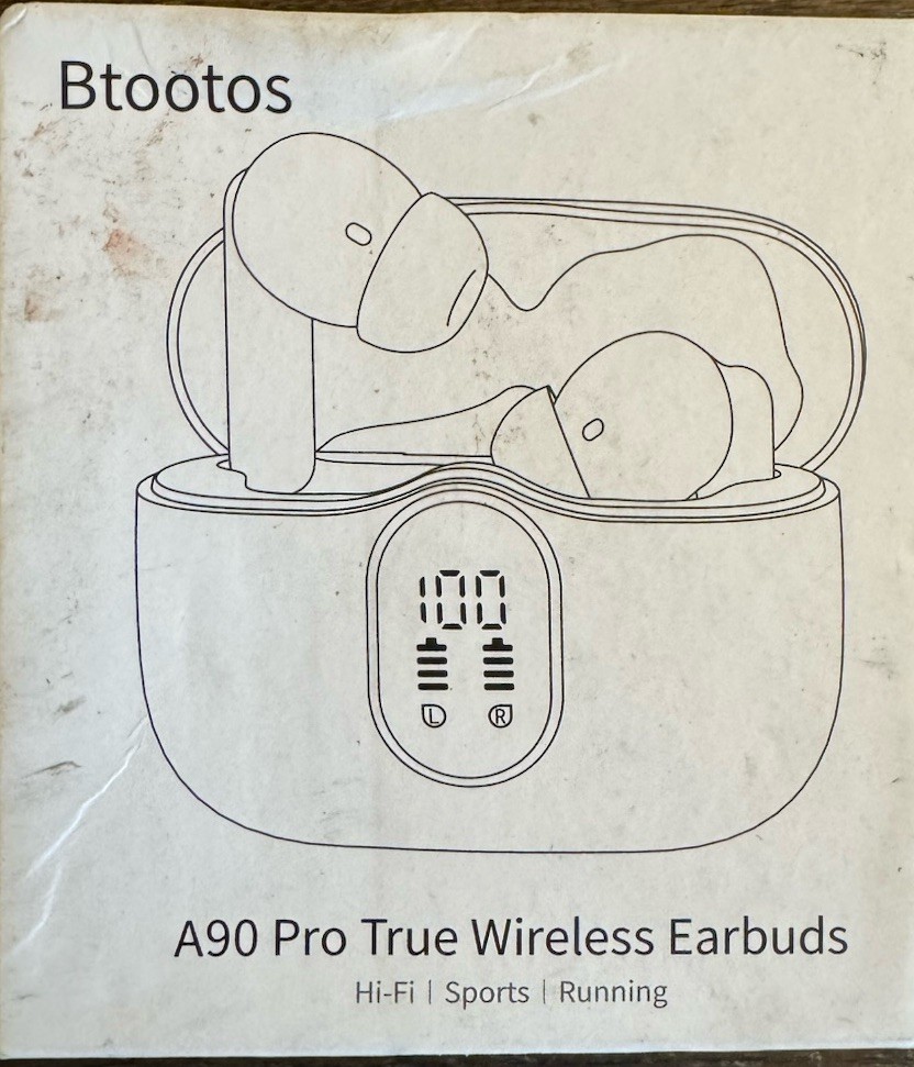 Btootos A90 Pro True Wireless Earbuds Hi-Fi Sports Running Color Pink