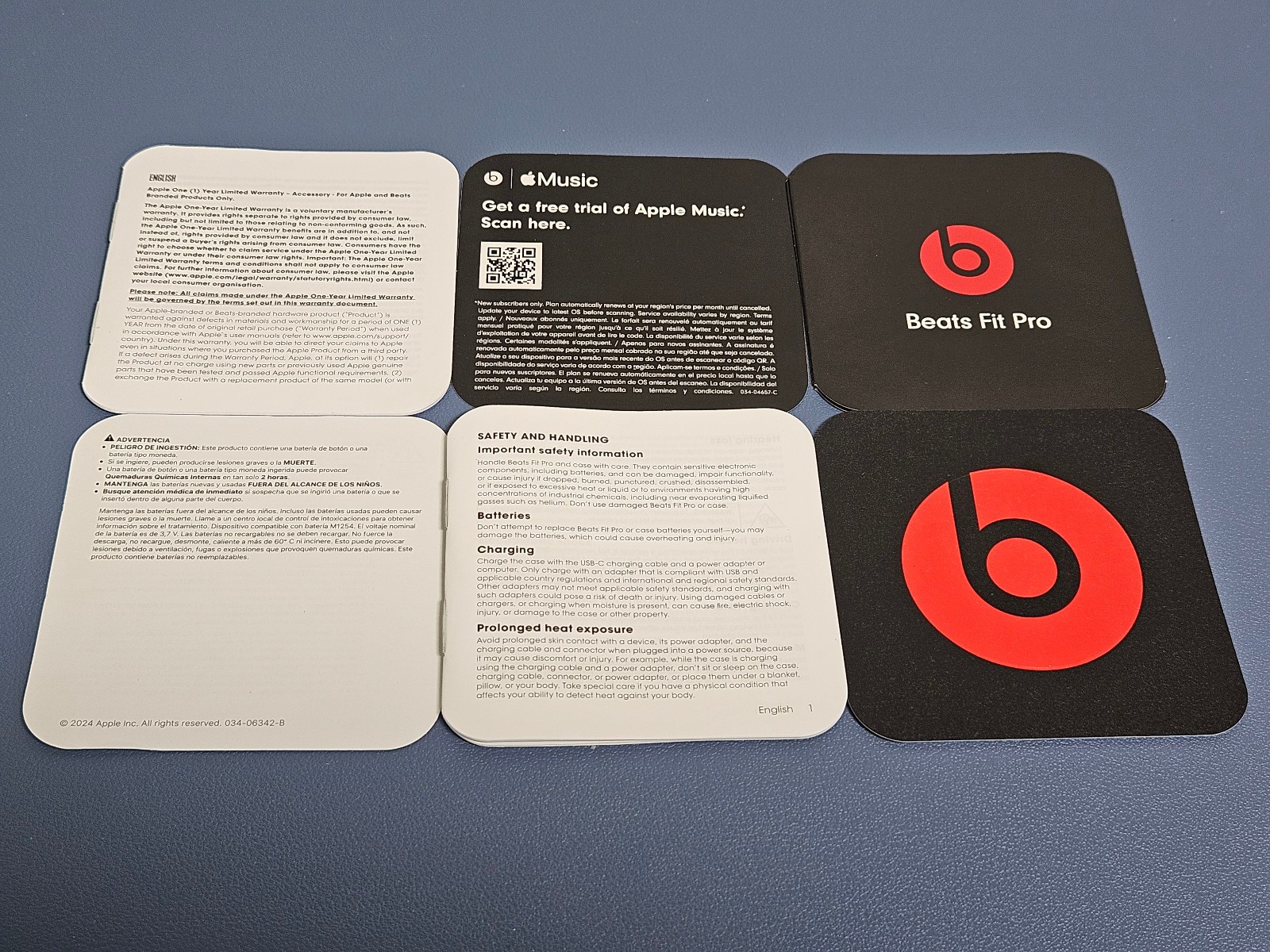 READ AD Beats By Dr. Dre Beats Fit Pro Red & Black Water Resistant