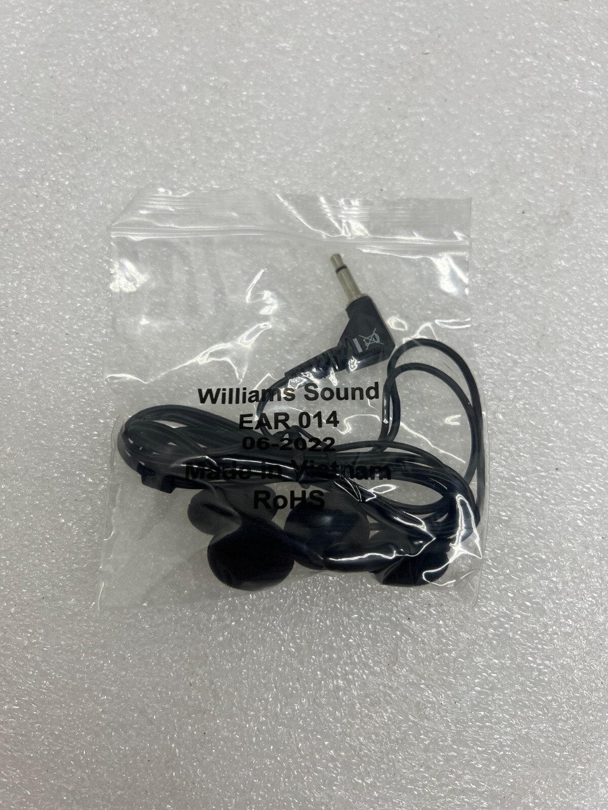 Lot of 10 Williams EAR 014 Dual Mini Earphone 3.5 mm New NIB