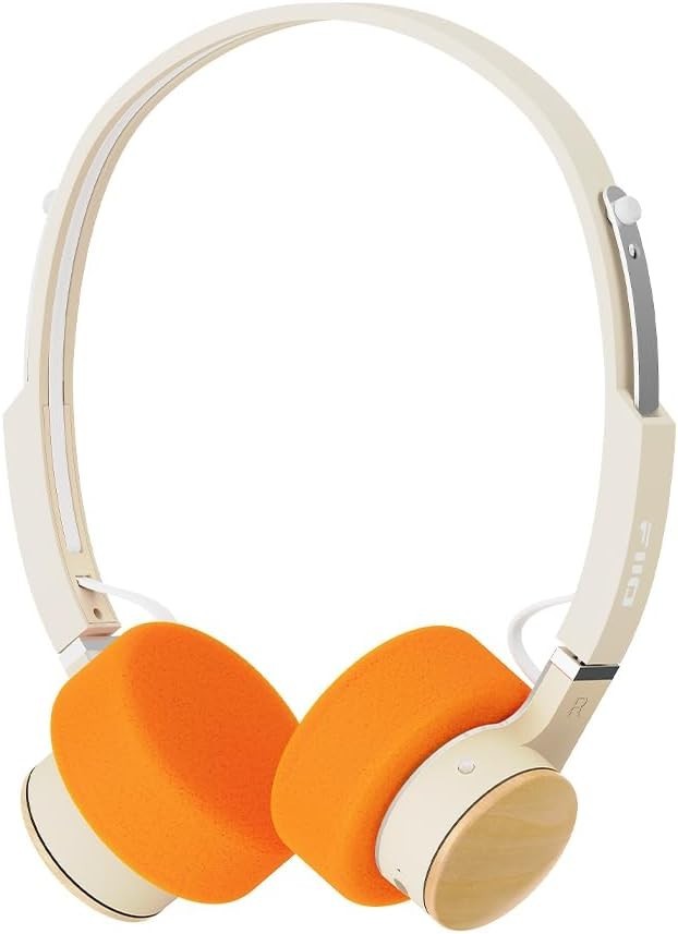 FiiO EH11 Lightweight Over-Ear Bluetooth Headphones, LDAC,Dual Device(Off-White)