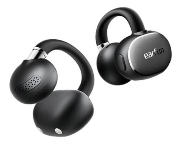 Clip 2 Open Ear Earbuds, Clip On Headphones, LDAC, Hi-Res Audio, 12mm Black