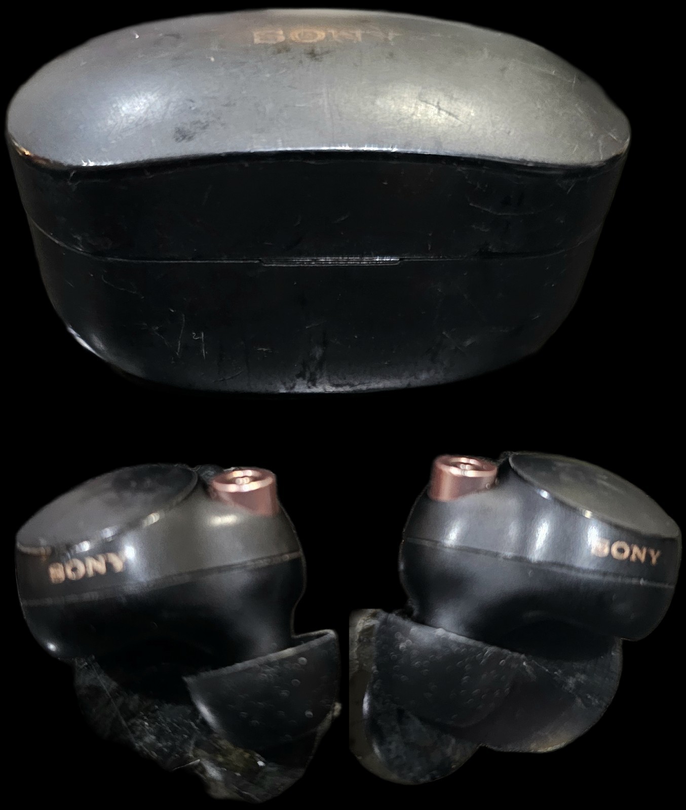 Sony WF-1000XM4 Noise Canceling Wireless Earbud Headphones, Black
