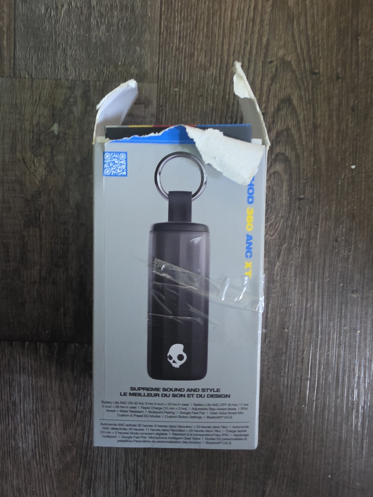 Skullcandy Method 360 ANC Wireless Earbuds, Sound by Bose – Black – Open Box
