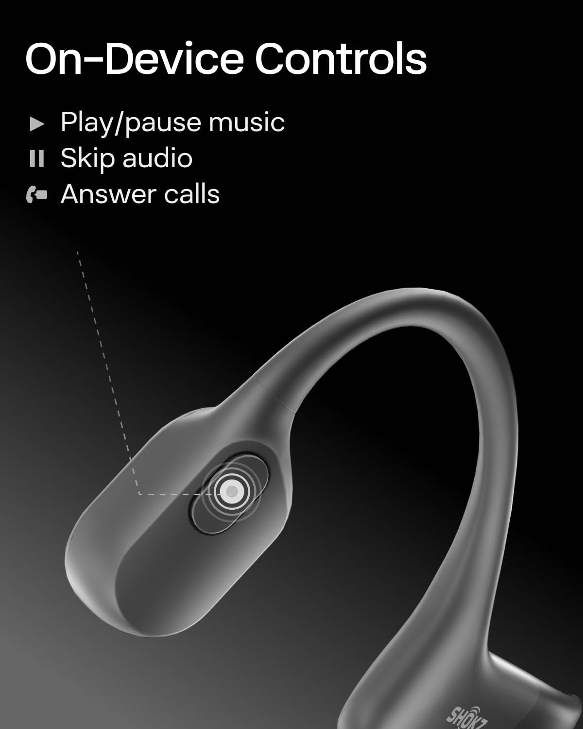 Shokz OpenRun Mini AfterShokz Aeropex Mini -Bone Conduction Open-Ear Bluetoot…
