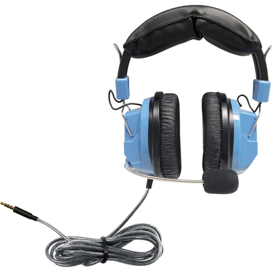 Hamilton Buhl SCGAMV Headset w/ Gooseneck Mic 4ft Light Blue