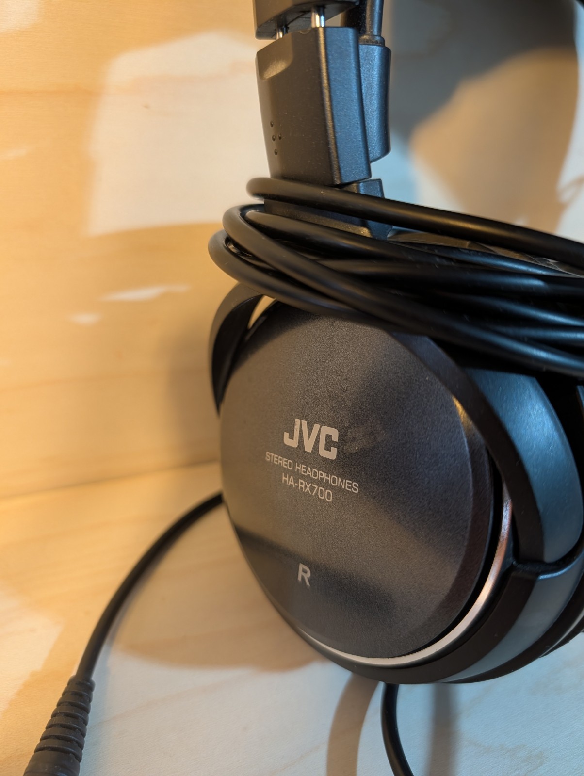 JVC HA-RX700 Black Stereo Headphones, Nice!
