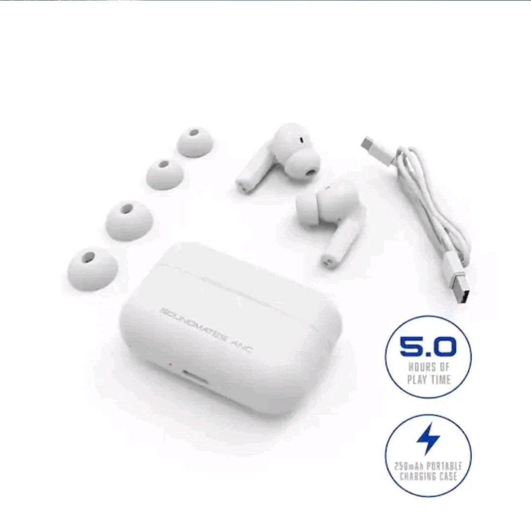 PRO Soundmates Wireless Earbuds, Noise Cancelling, Touch Control, Microphone