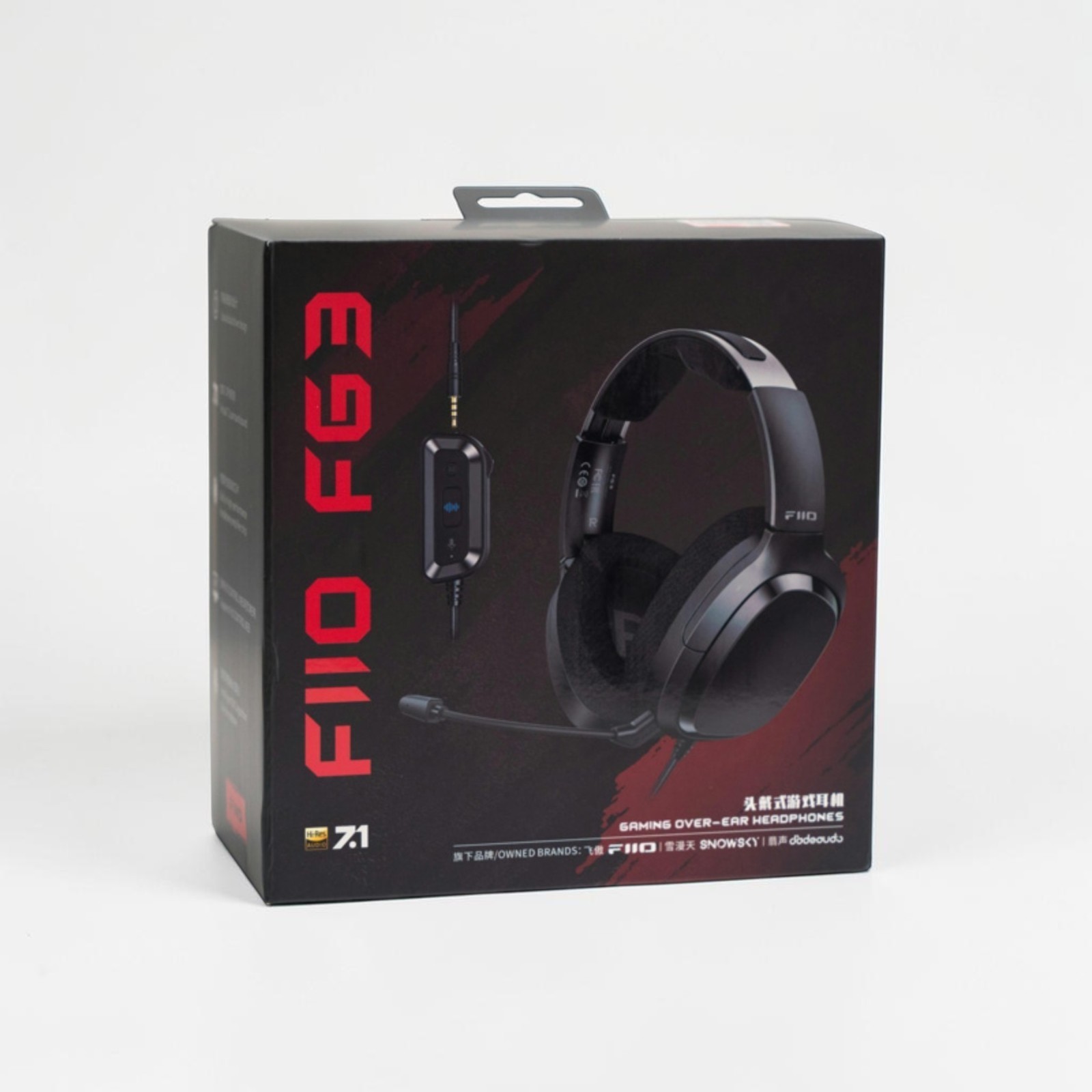 FiiO FG3 Closed-Back Over-Ear Gaming Headset Dual Dynamic Driver Hi-Res Audio
