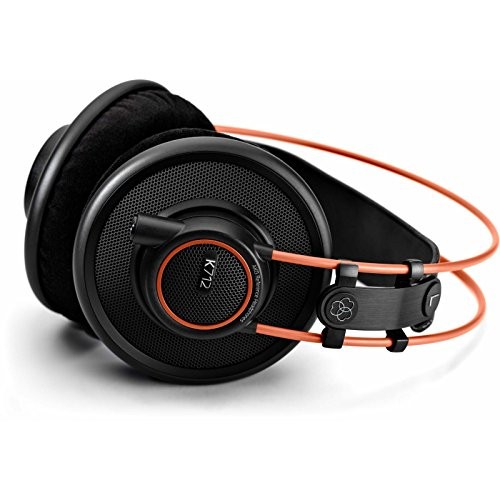 AKG K712 PRO-Y3 Model Proffesional Headphones Over Ear Type Wired Black Orange