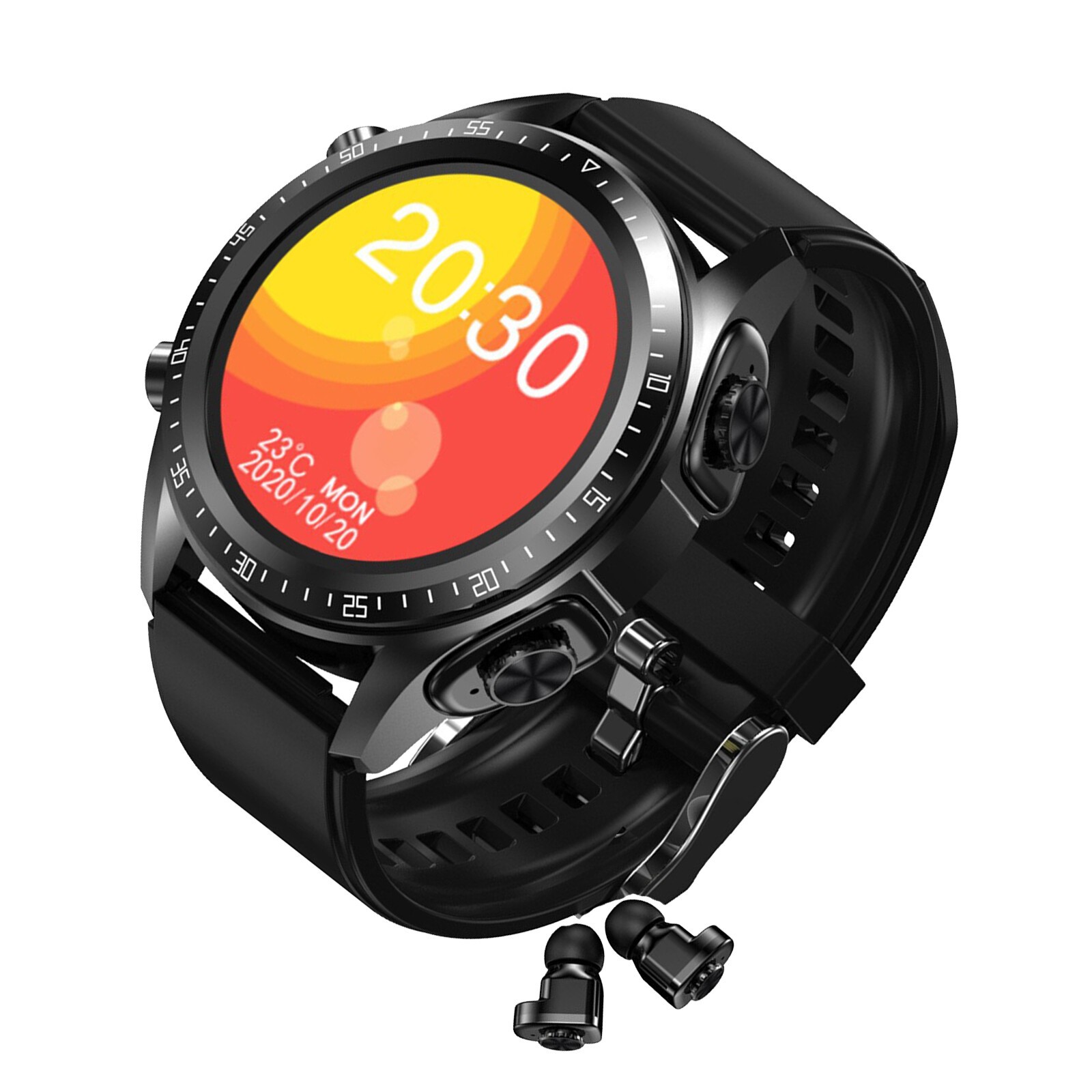 2 In 1 Smart Watch with Earbuds Men Smartwatch Wireless Headset For Android iOS