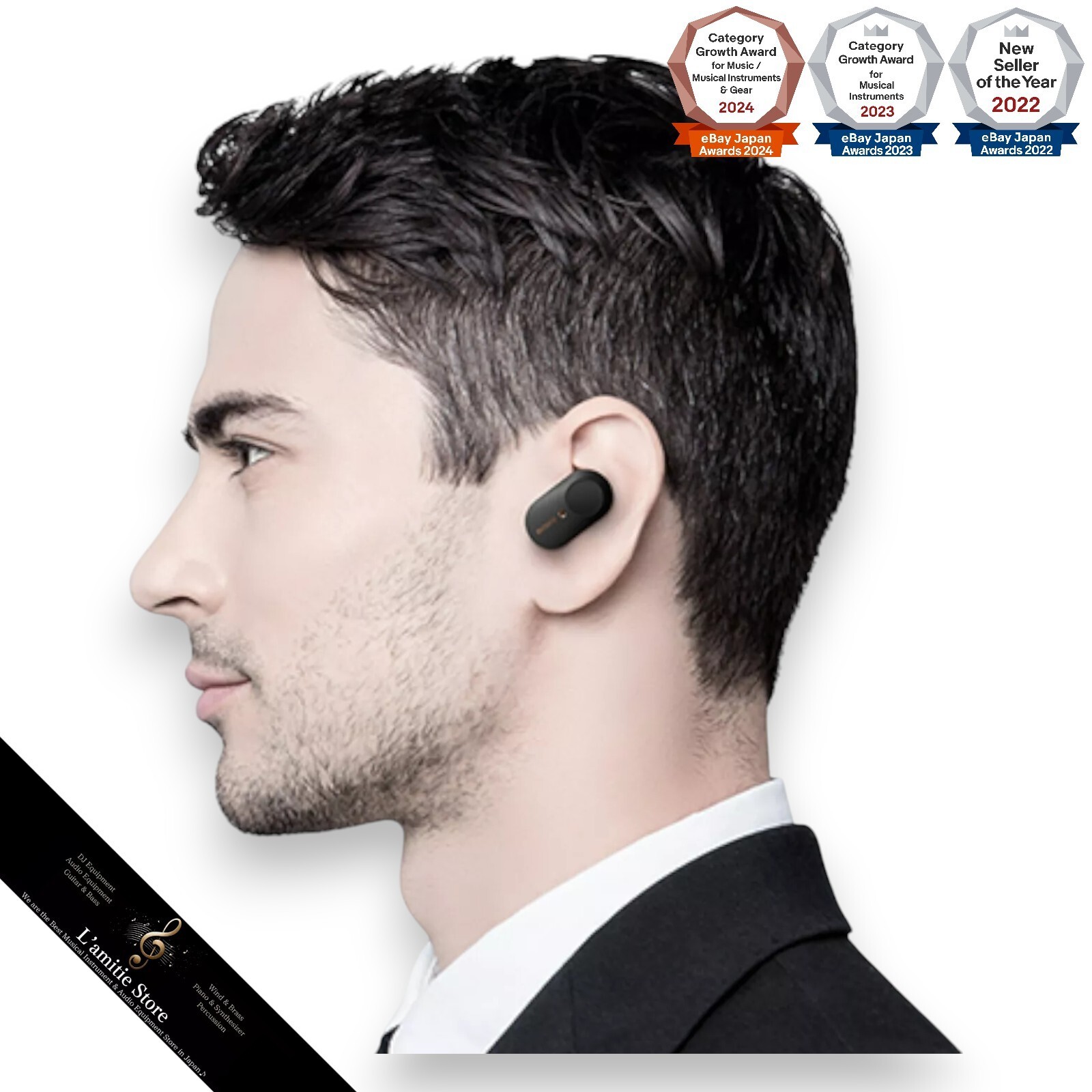 Sony WF-1000XM3 WF1000XM3 Wireless Noise Canceling Stereo Set Headphones Black