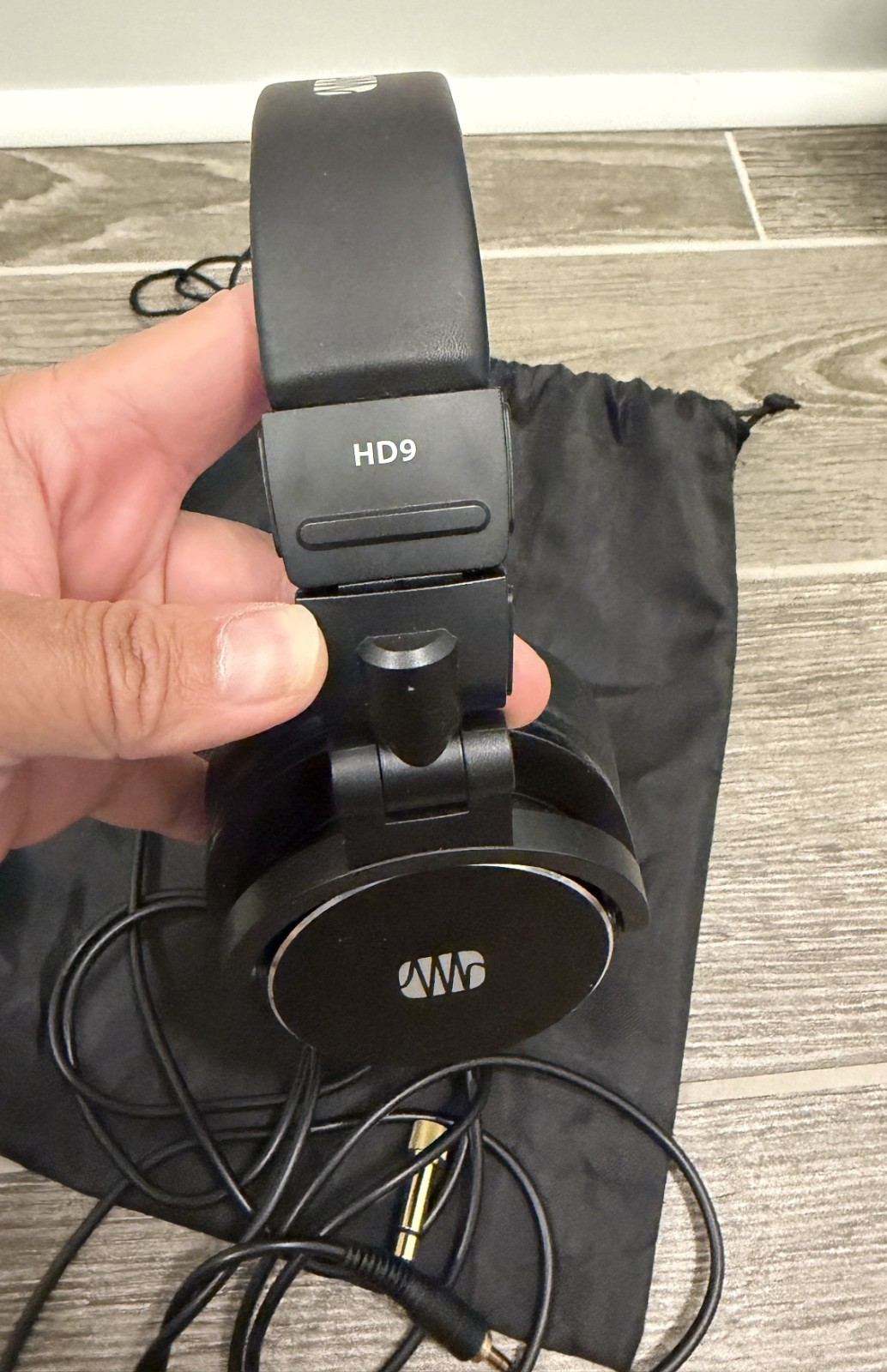 Presonus HD9 Professional Studio Monitoring Headphones, Black, Barely Used