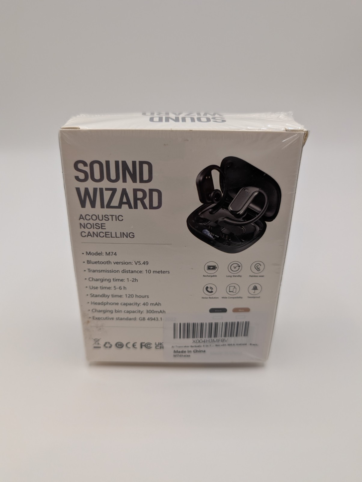 Sound Wizard M74 ANC In Ear Wireless Headphones – Ai Translator iOS Android
