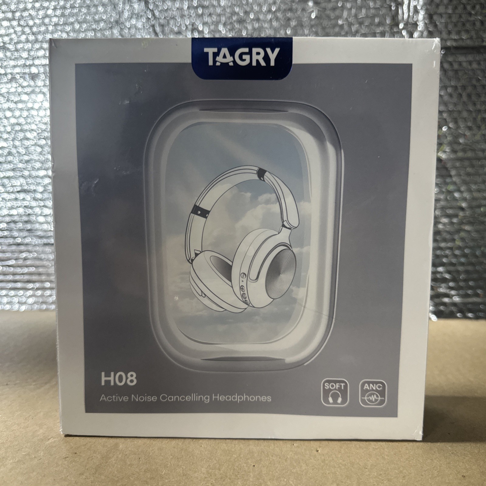 New TAGRY H08 Active Noise Cancelling Headphones Over Ear Bluetooth Sealed