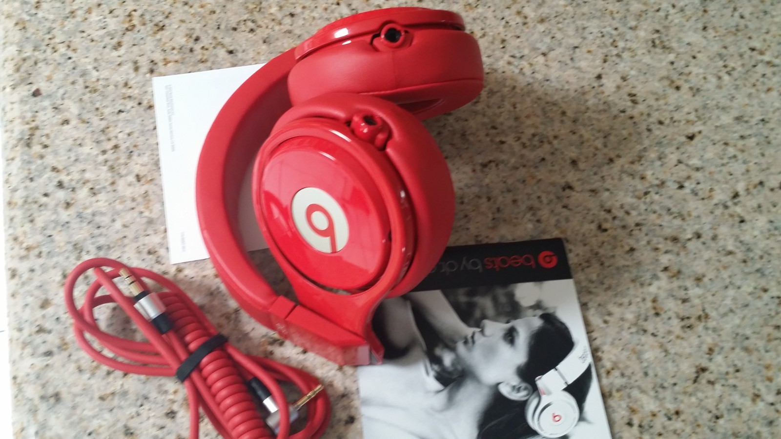 Beats by Dr. Dre Pro Beats Over the Ear Headphones Red Color