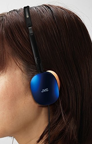 JVC HA-S160-AA Closed-back headphones foldable blue NEW
