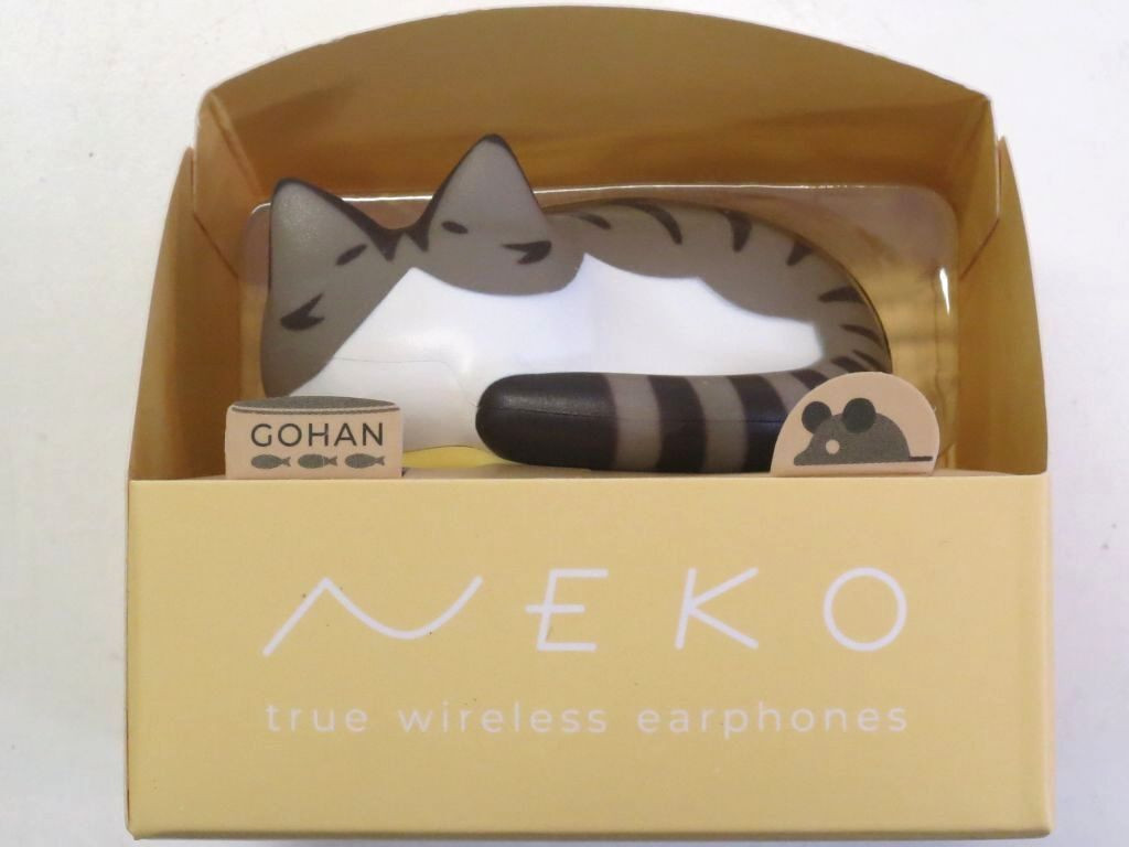 radius NEKO True Wireless Earphones Bluetooth Mike HP-C28BTT Japan New