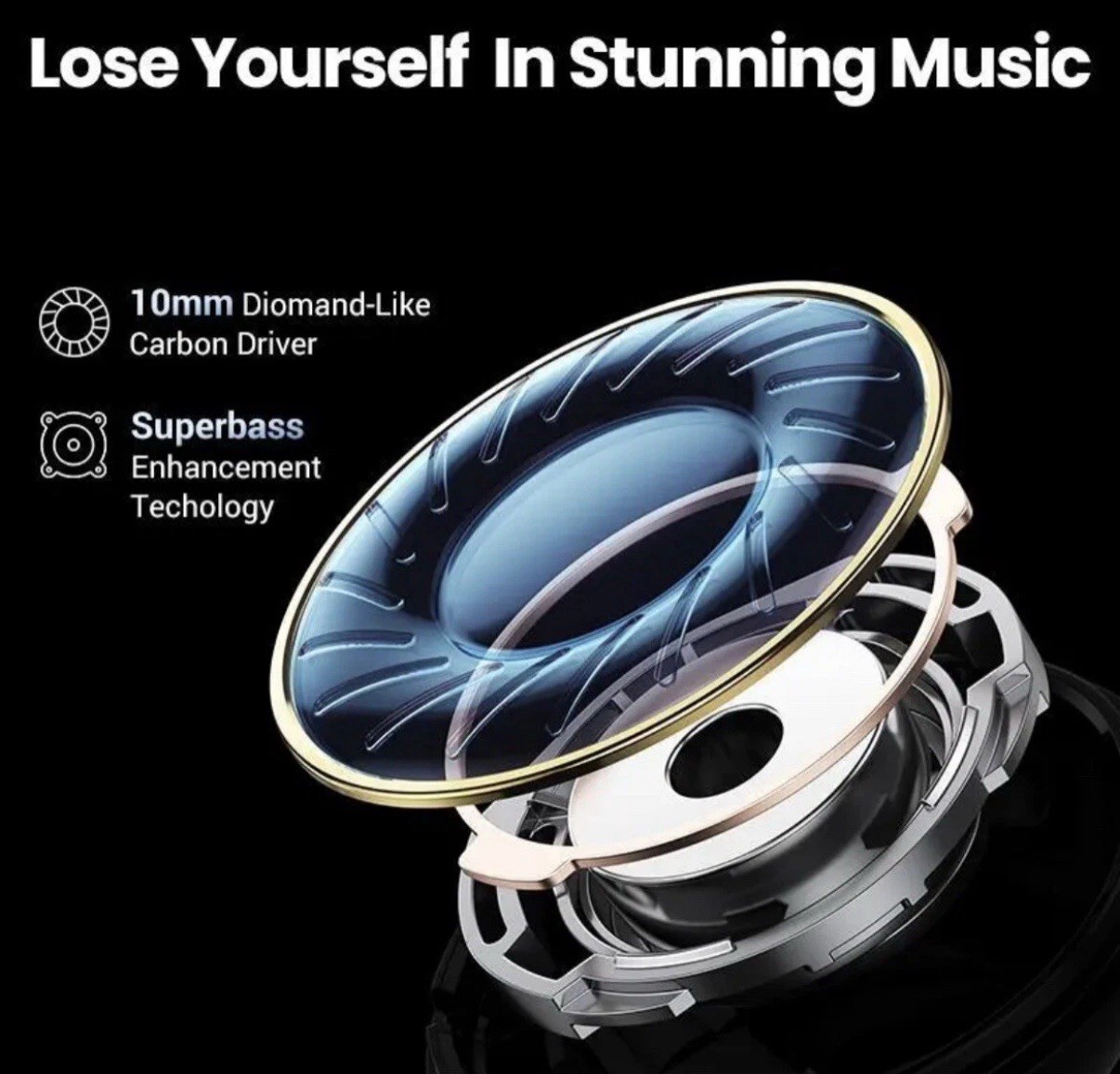 [FAST SHIP] UGREEN HiTune X6 Wireless Noise Canceling Headphones Bluetooth 5.1
