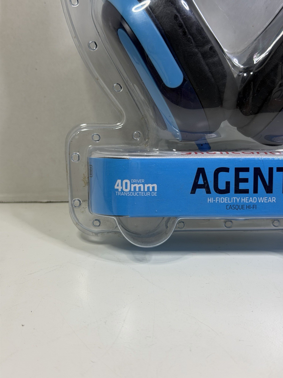 Skullcandy Agent 40mm Blue Hi-Fidelity Over Ear Wired Headphones NEW SEALED RARE