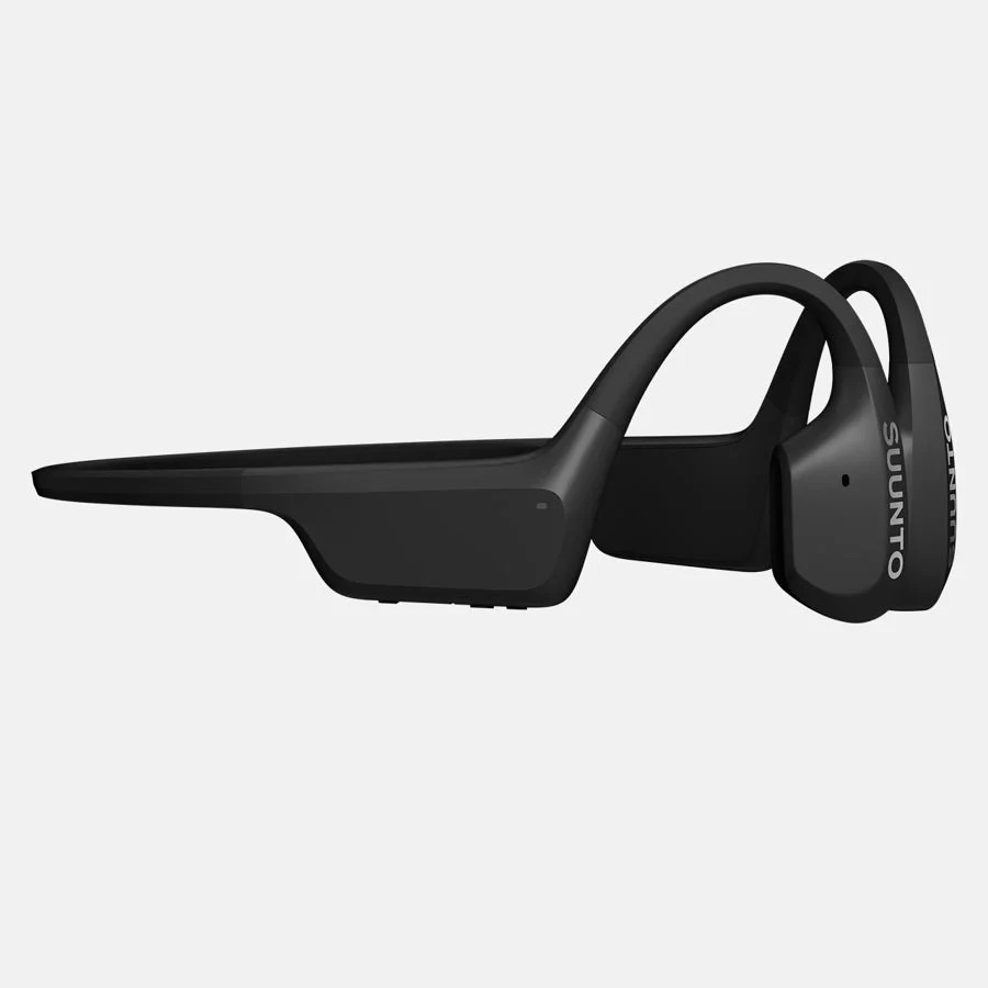 Suunto Aqua SS051023000 Open Ear Bone Conduction Waterproof Headphone – Black