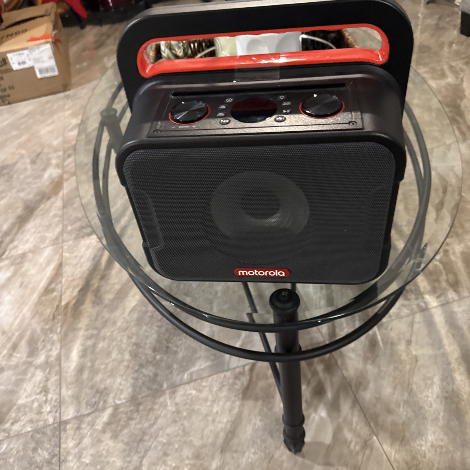 Motorola ROKR 810 Wireless Bluetooth Portable Speaker W/ Built-in Subwoofer