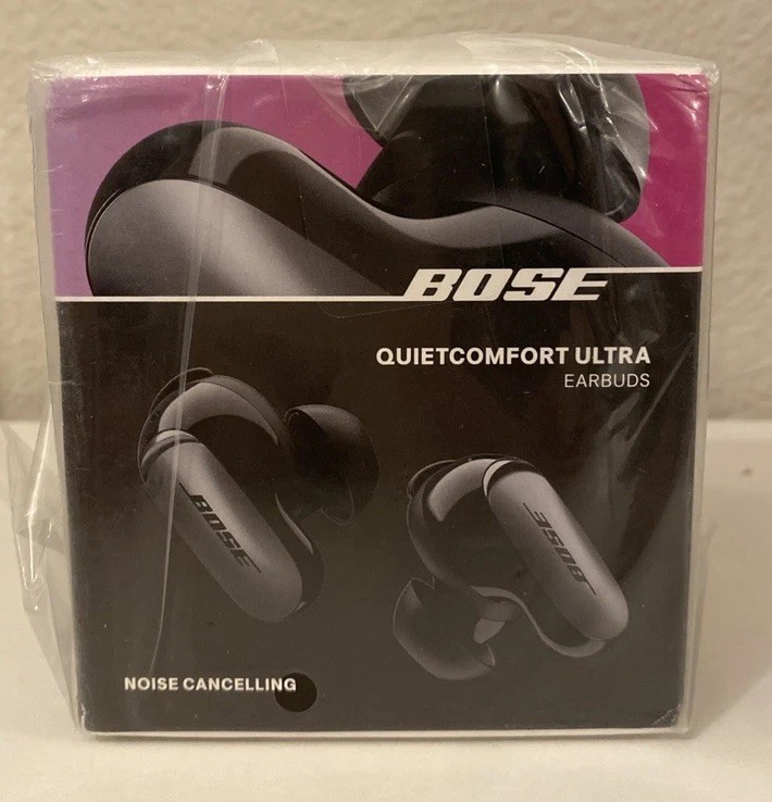 Bose QuietComfort Ultra Noise Cancelling Earbuds Black FR Sealed Authentic USA