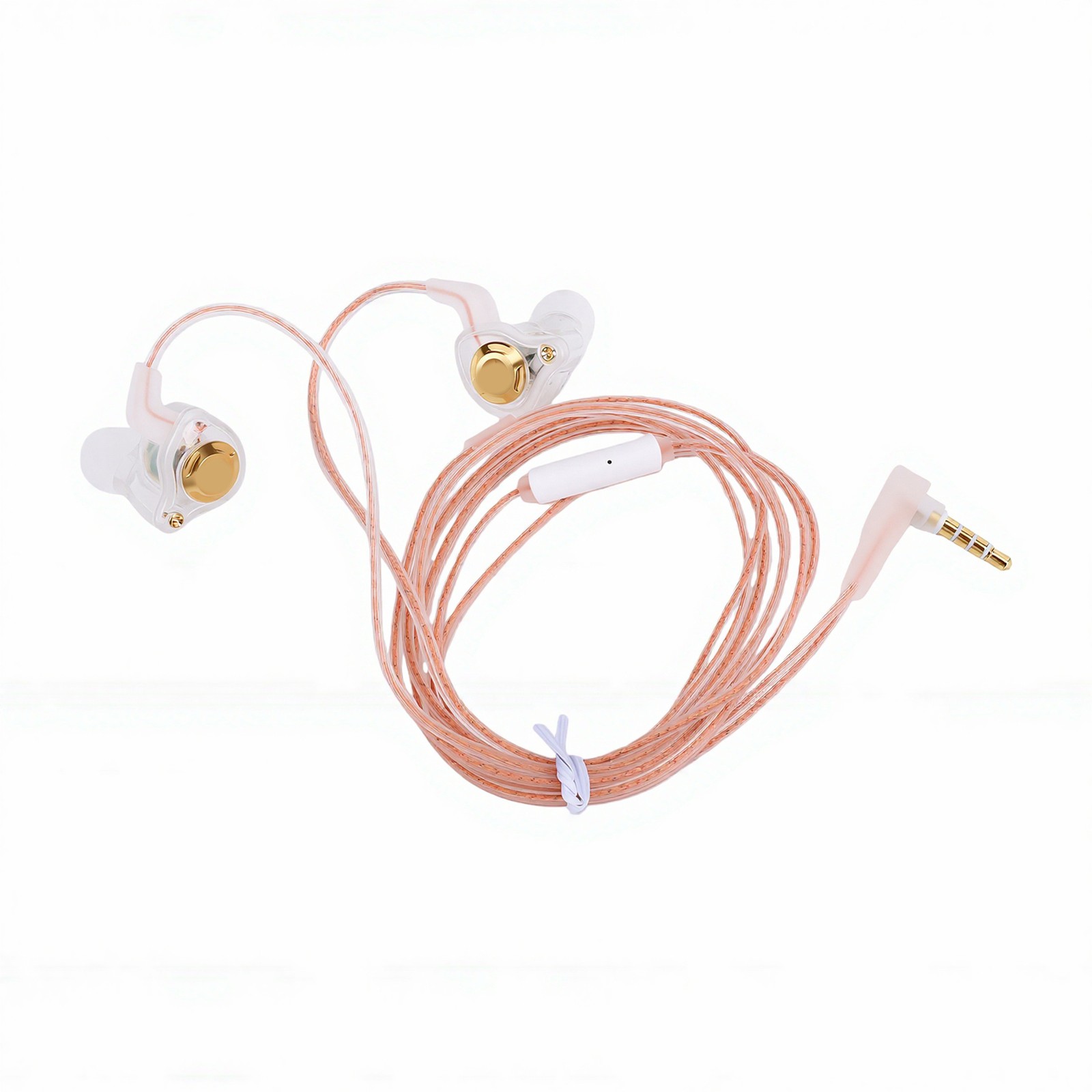 Wired Gaming Earbuds With Mic HiFi Deep Bass 3.5mm Wired IEM Gaming Headpho HCTQ