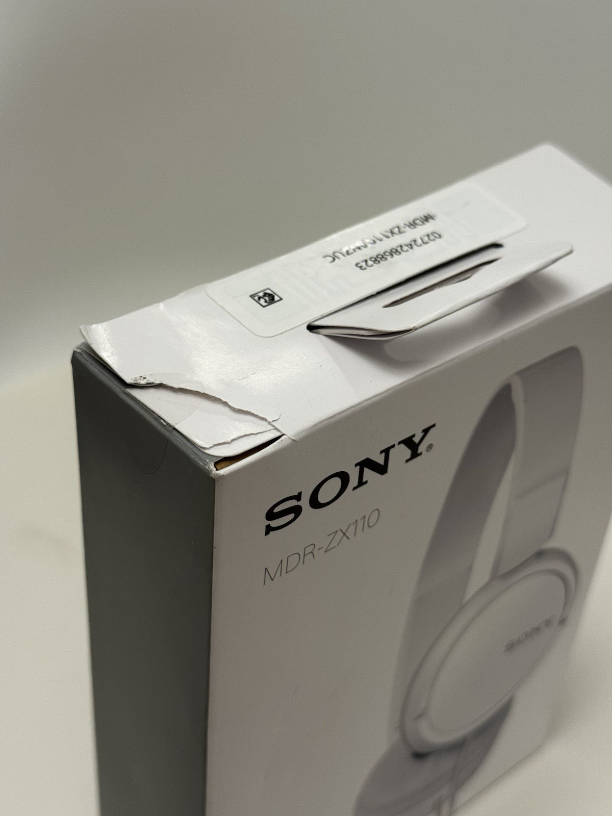 Sony MDRZX110/WHI ZX Series Stereo Headphones, MDR-ZX110 White
