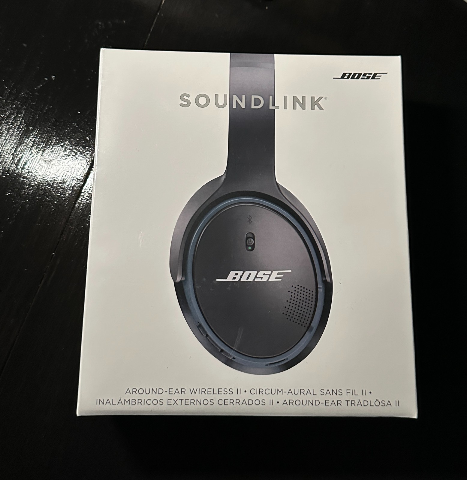 Bose SoundLink Around-Ear II Headphones AE2W Wireless Bluetooth BLACK