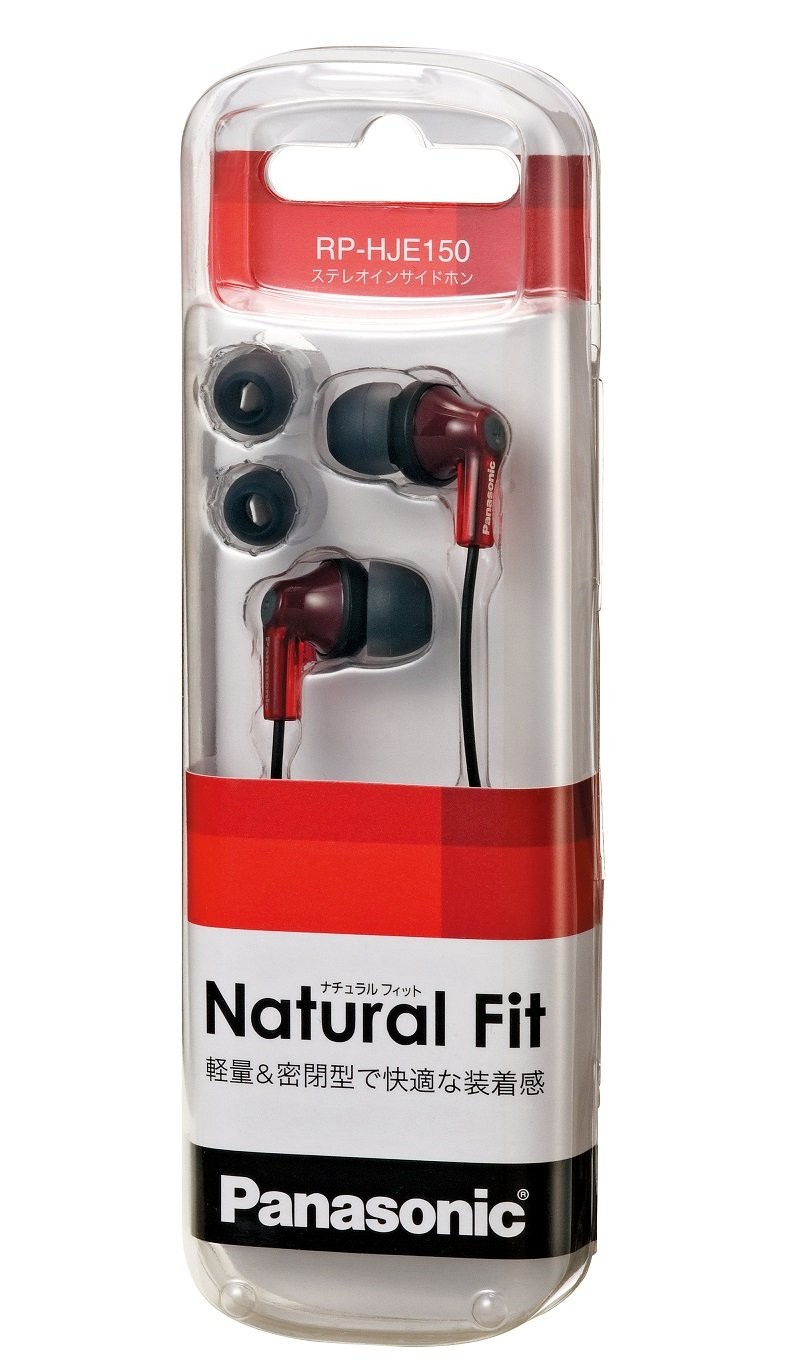Canal earphones red RP-HJE150-R