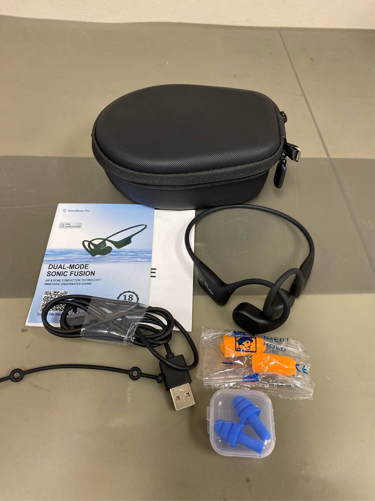 Bone Conduction Swimming Headphones – IP68 Waterproof, Open-Ear MP3 Headphones 1